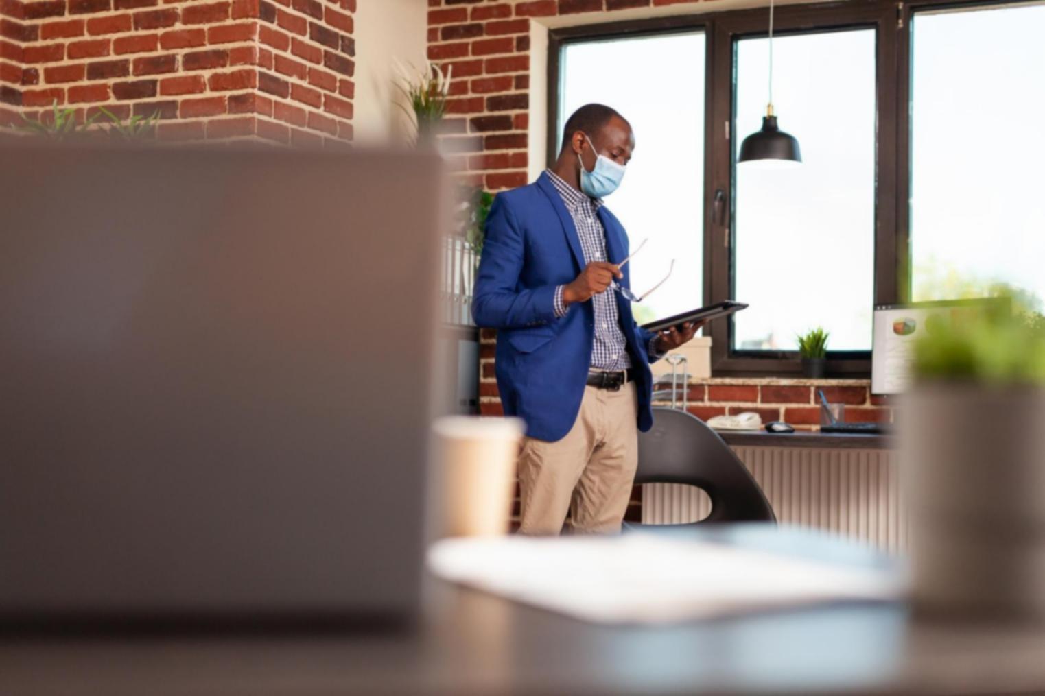 Blockchain technology visualization showing distributed network architecture